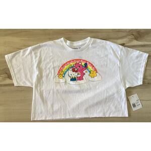 Forever 21 Hello Kitty & Friends x Care Bears Crop 13/14 NWT